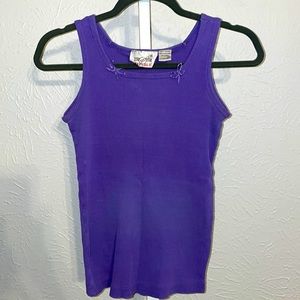 2 Tank Tops Dark and Light Purple Size Medium